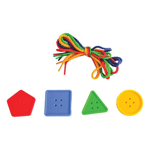Botones Geometricos Para Hilar Motricidad Fina