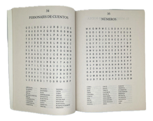 Libro Sopa De Letras Formato Grande