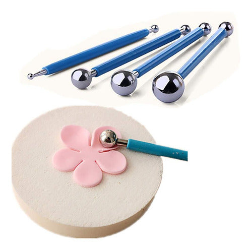 Set De 4 Bolillos Para Modelar Masa | Ojitos De Ternura