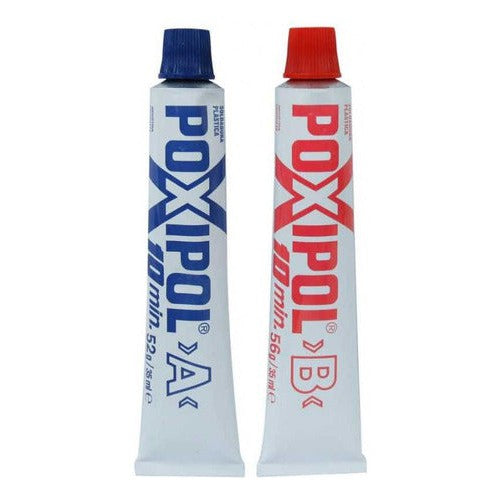 Poxipol Soldadura Plástica Color Metálico 14 Ml (10 Minutos)