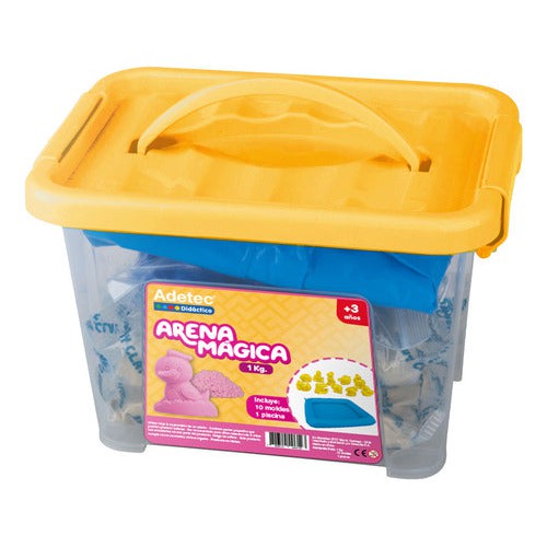 Arena Mágica 1 Kg + Moldes + Piscina Adetec
