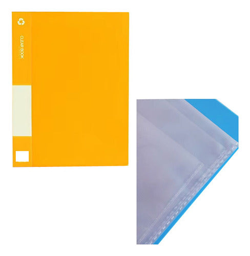 Carpeta Plástica A4 40 Fundas