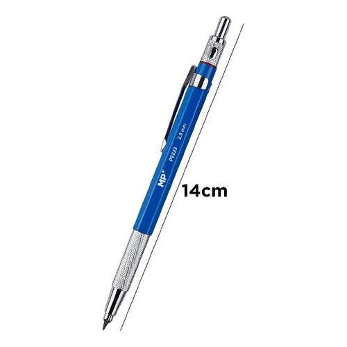 Portaminas Metalico 2.0 Mm Con Repuestos Minas