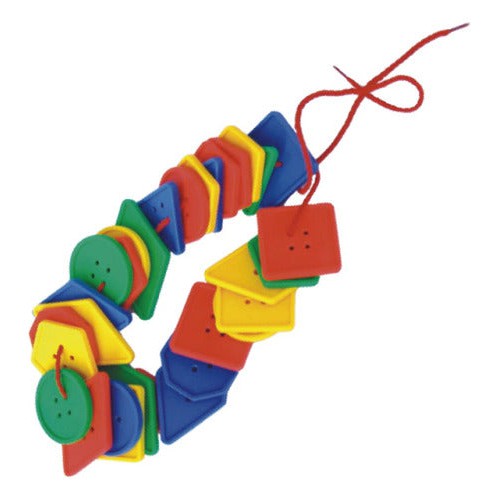 Botones Geometricos Para Hilar Motricidad Fina