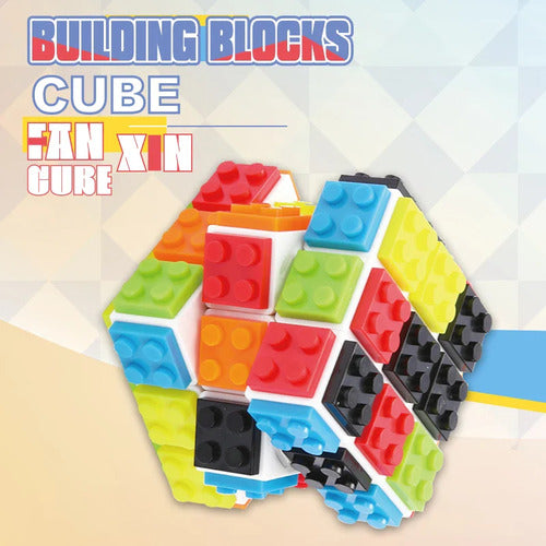 Cubo Mágico 3x3x3 Estilo Bloques