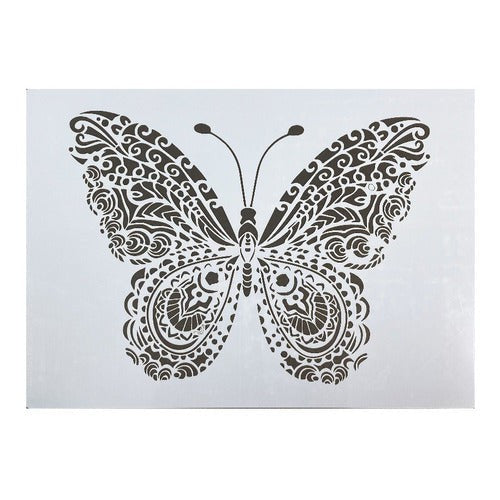 Plantilla Flexible Stencil A4 Diseño Animales