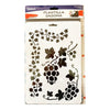 Plantilla Flexible Stencil Diseño Racimo Uvas