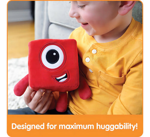 Peluche 1 Cuadrada 94553 Hand2mind Numbersblocks Rojo Tamaño Pequeño