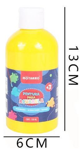 Tempera Acuarela Pote 250 Ml Escolar