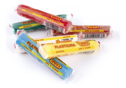 Set De 6 Barras De Plastilina 15g Colores Jovi