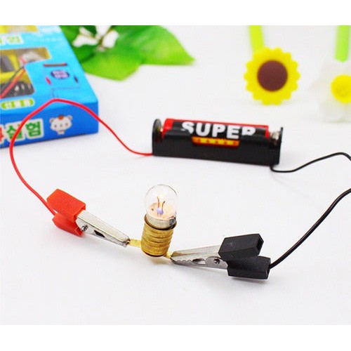 Set Escolar Circuito Eléctrico Motor 12 Piezas