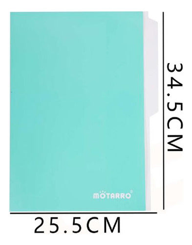 Carpeta Cartulina Pigmentada 25.5x34.5 Cm Pack 5 Un