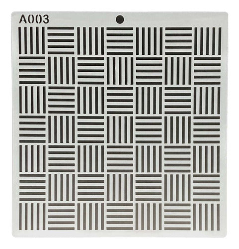 Plantilla Flexible 15x15 Cm Stencil Diseños Texturas
