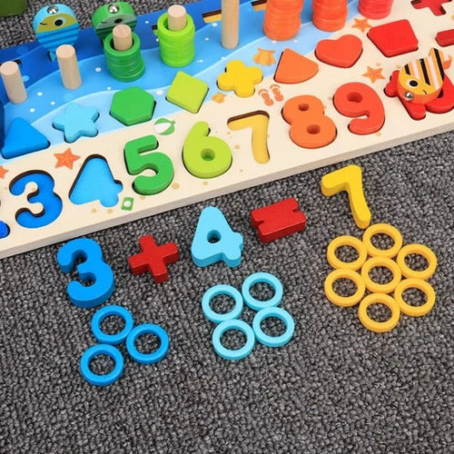 Juego Didáctico Encaje De Números Para Niños