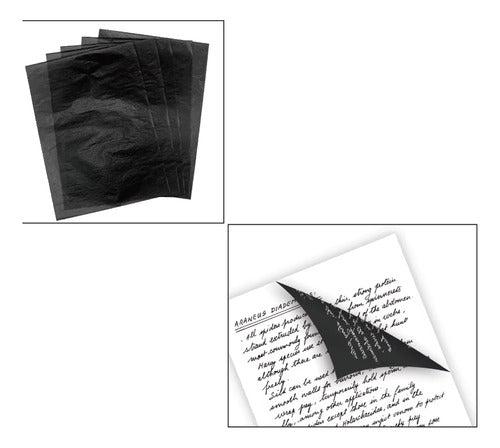 Papel Calco Negro 10 Hojas