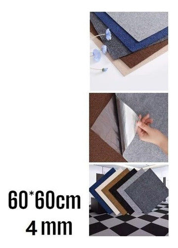 Lamina Alfombra Autoadhesiva 60x60cm Manualidades