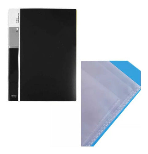 Carpeta Plástica A4 40 Fundas