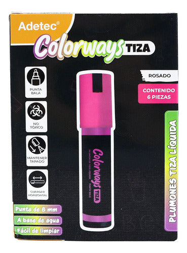 Plumón Tiza Jumbo Colorways