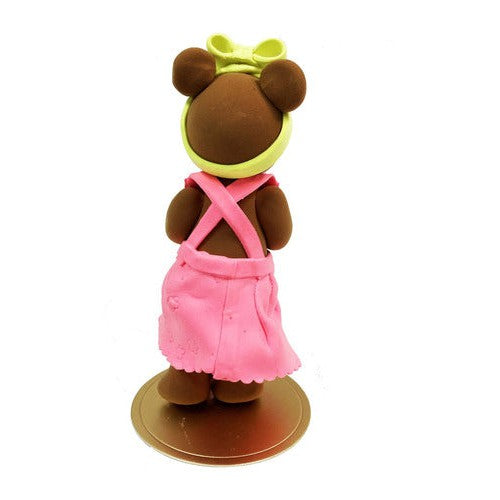 Osita Rosada De Goma Eva 3d Figura Decoratva