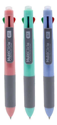 Bolígrafo Multiclick 4 Colores Tinta Borrable