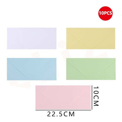 Sobre Americano Colores Para Documentos 10 Un