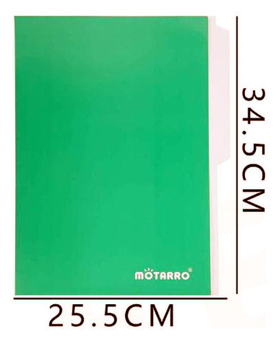 Carpeta Cartulina Pigmentada 25.5x34.5 Cm Pack 5 Un