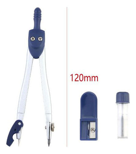 Compas Metálico Escolar 12 Cm