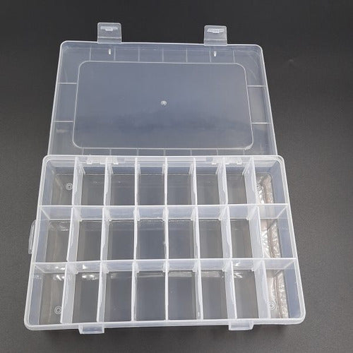 Caja Organizadora 24 Espacios 19.5x13x3.5 Hama