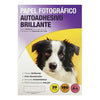 Papel Fotográfico Autoadhesivo Brillante A4 180 Gr. 20 Hj