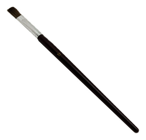 Pincel Punta Plana Pelo De Camello Escolar