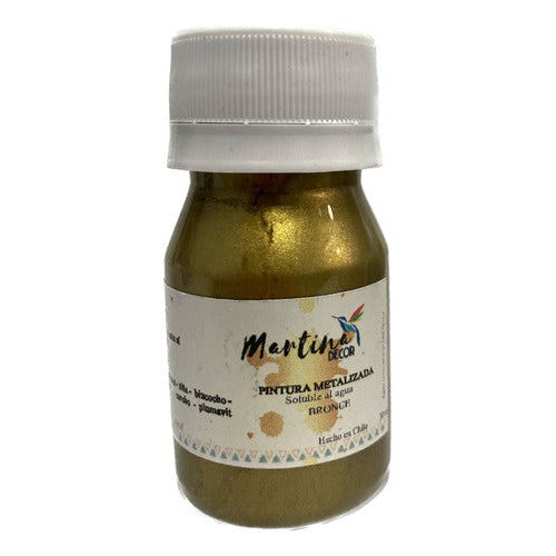 Pintura Decorativa Metalizada 30 Ml Manualidades