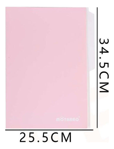 Carpeta Cartulina Pigmentada 25.5x34.5 Cm Pack 5 Un