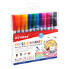 Marcadores Acrilicos Metalizados 12 Colores Manualidades