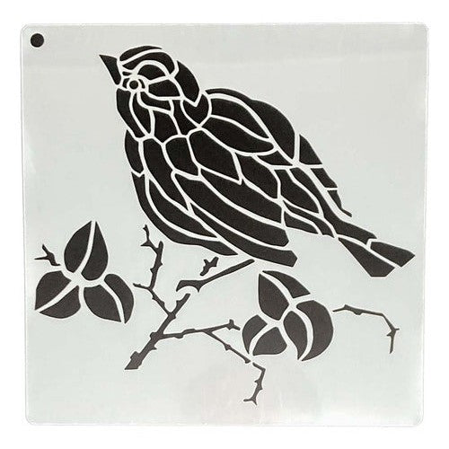 Plantilla Flexible Stencil Diseño Primavera