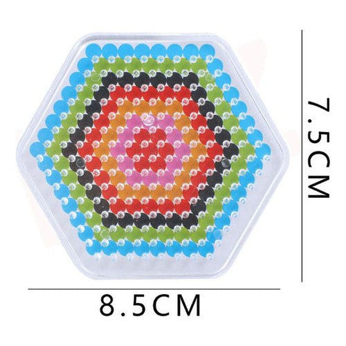 Base Hexagono Mostacillas Planchables Hama 5 Mm