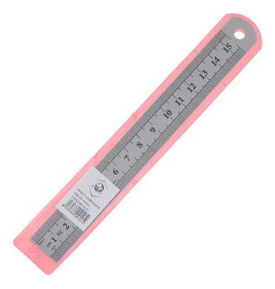 Regla Metálica Flexible 15 Cm