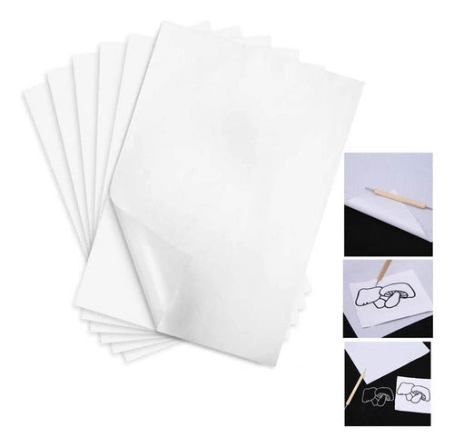 Papel Calco Blanco 10 Hojas