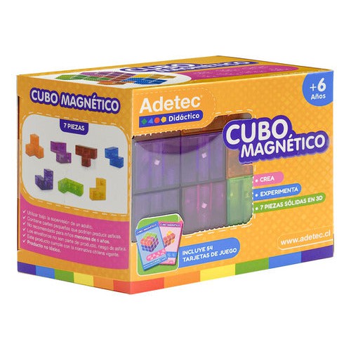 Juego De Lógica Cubo Magnético Adetec