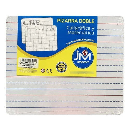 Pizarra Matematica Caligrafica 30x40 Cm. Sin Borde