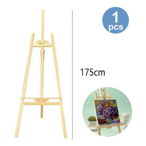 Soporte De Madera De Pie 170 Cm Para Pintar
