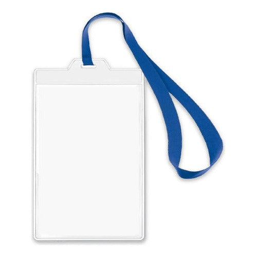 Set 5 Porta Credenciales Con Lanyard