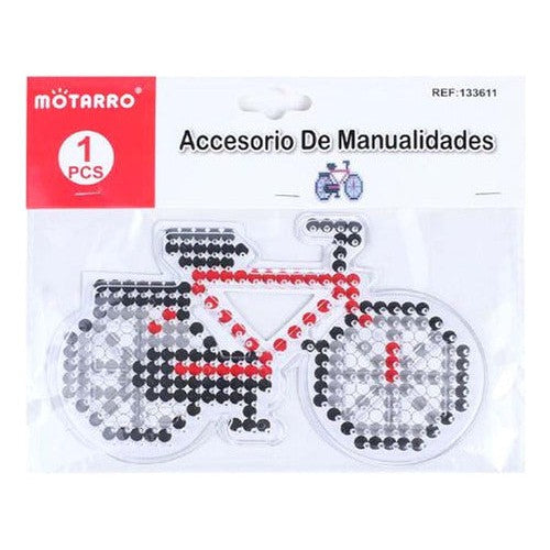 Base Bicicleta + 2 Papeles, Mostacillas Hama 5 Mm