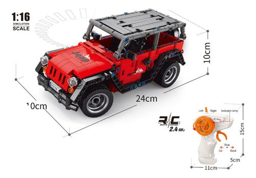 Auto De Bloques A Control Remoto Escala 1:16
