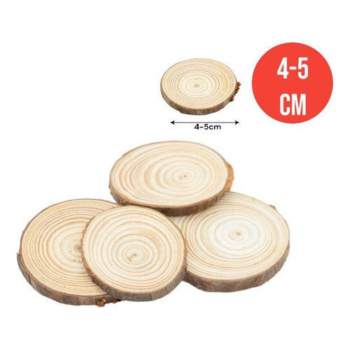Trozo Lonja De Madera Natural Manualidades