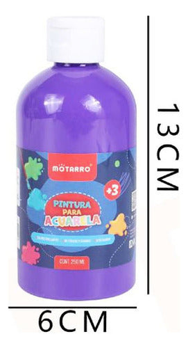 Tempera Acuarela Pote 250 Ml Escolar