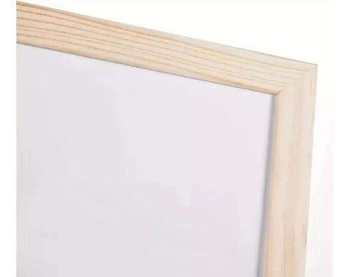 Pizarra Acrílica 40x60 Cm Borde Madera