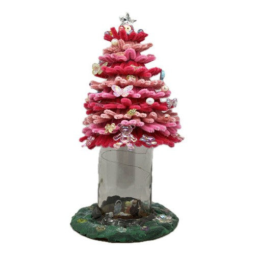 Árbol De Navidad Decorativo Sobremesa Artesanal