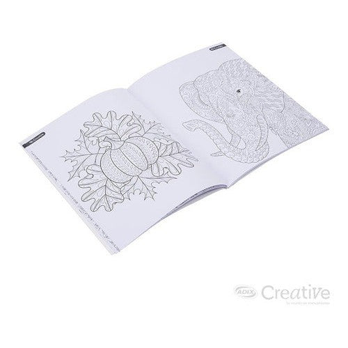 Libro Para Pintar Mandalas Azul Creative