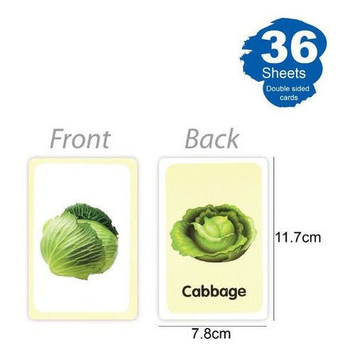 Láminas Didácticas Vegetales Inglés