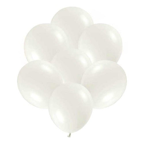 Globos 25cm Metalizados 10 Un